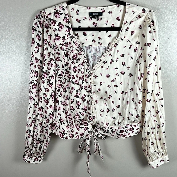 Paige Long Sleeve Floral Button Down Blouse - Picture 8 of 8